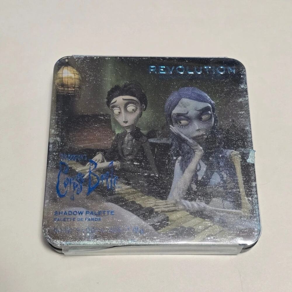 Tim Burton's Corpse Bride X Revolution Eye Shadow Box Newly Weds DAMAGED